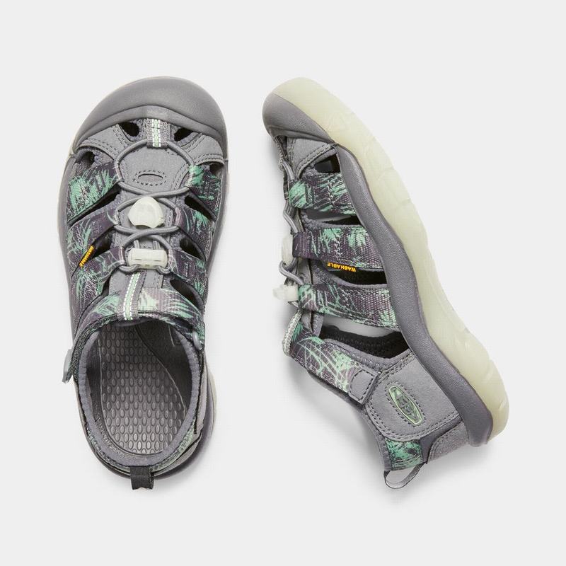 Keen Newport H2 Kids Sandals Grey Online Sale (0396-HWNPK)